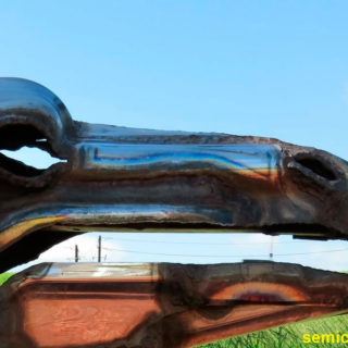 Музей Рипли. Выставка скульптур из металлолома. Стегозавр