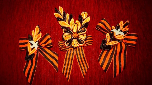 Новогодний ободок корона, тиара, диадема своими руками (канзаши мк)