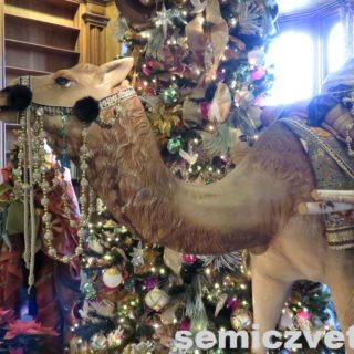 Рождественский персонаж Верблюд. Выставка «Рождество Христово в искусстве». Даллас. Техас